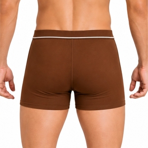 Men's <b>Boxer</b> Briefs Soft Stretch Comfortable Breathable Quick Dry <b>Custom</b> Fit Mid-Rise <b>Custom</b> Color Breathable Knitted Underwear - Product Image 2