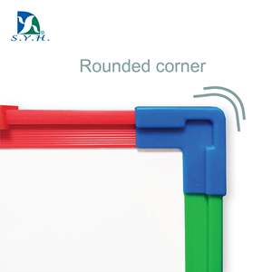 Colorful Plastic Frame Magnetic Writing <b>Board</b> with Marker Tray for School and Home - Product Image 2