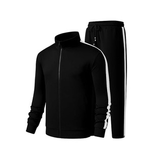 Ensemble de survêtement personnalisé pour homme, collection printemps, grandes tailles, coupe ample, avec logo personnalisé - Product Image 1