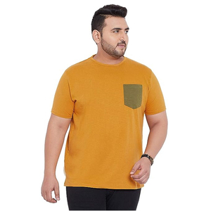 Camiseta de algodón de alta calidad con estampado DTG personalizado para hombre, estilo oversize, holgada, estilo streetwear, con bolsillos frontales, OEM. - Product Image 4