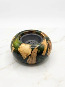 Premium Wood Resin Mabkhara Luxury Handmade Arabic <b>Oud</b> <b>Burner</b> for Aromatherapy diffuser - Product Image 2