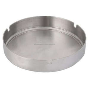 Absolute Quality Ashtray OEM ODM Customized Portable Metal Ashtrays Simple Shape Silver Ashtray for <b>Lighter</b> <b>Smoking</b> <b>Accessories</b> - Product Image 1