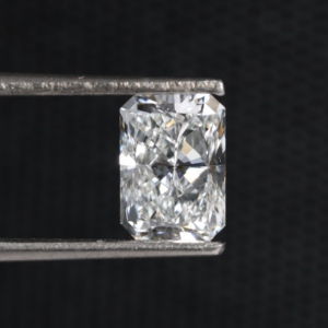Diamant CVD certifié IGI de 0,65 ct, couleur D, clarté VVS1, taille Radiant, haute technologie, brillant, pour la fabrication de bagues, qualité export - Product Image 1