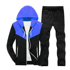Survêtement de jogging personnalisé en polyester pour homme, ensemble sportif chaud d'hiver deux pièces pour le sport et les loisirs - Product Image 3