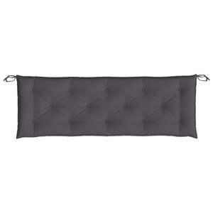 Anthracite 59.1"x19.7"x2.8" Garden <b>Bench</b> <b>Cushion</b> <b>Outdoor</b> Pillows & <b>Cushions</b> Made of Oxford Fabric - Product Image 4