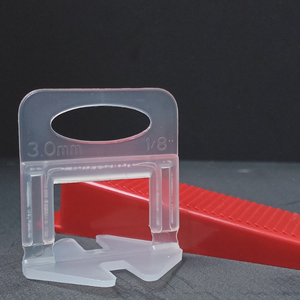 Tile Leveling System Clips Transparent PP Plastic Self-adhesive Minimalist Design Easy Installation - Product Image 2