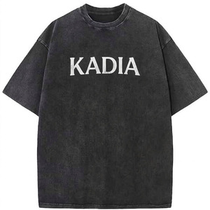 เสื้อยืดคอกลมทรงหลวมพิมพ์ลายสกรีนด้านหน้าผ้าคอตตอนหนานุ่มแบบดรอปโชลเดอร์สำหรับผู้ชายและผู้หญิง - Product Image 4