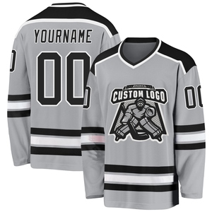 Wholesale Best Selling <b>Top</b> Quality Direct Industry Custom Black <b>Neon</b> Green-<b>Pink</b> Hockey Jersey - Product Image 4