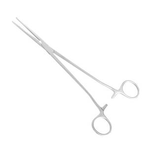 Pinzas Curvas de Pean de Acero Inoxidable, Instrumento Médico para Retención de Tejidos de Precisión y Procedimientos de Oclusión de Vasos - Product Image 1