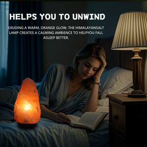 Nueva Lámpara de Sal del Himalaya Natural 2025, Tallada a Mano, Decoración para el Hogar, Fabricante de Pakistán, Lámparas de Sal para Dormitorio - Product Image 3