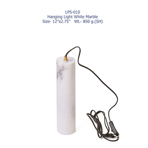Indian Handmade Eco-Friendly <b>White</b> Marble Modern <b>Hanging</b> Pendant Ceiling Light Luxury Home Hotel Restaurant Festive Decor - Product Image 4