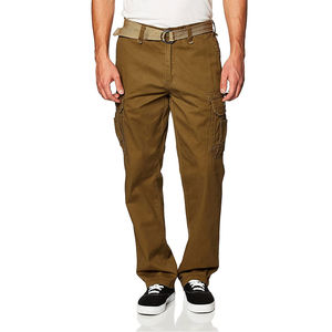 Pantalones Cargo de Algodón 100% Transpirables para Hombre, Tallas Grandes, Estilo Urbano, Ligeros, Cintura Elástica, Multibolsillos, Venta al por Mayor Personalizada - Product Image 1
