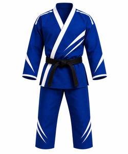 Lightweight 100% Cotton Karate Jacket Trousers Set Custom Design Dojo Uniform Customized Printing Unisex Adult <b>Martial</b> <b>Arts</b> <b>Wear</b> - Product Image 2