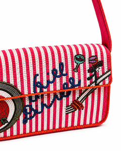 Luxury High Quality Handmade Glass Beaded Single Strap Shoulder <b>Bag</b> <b>Women</b> Coastal <b>Beach</b> Summer Fruit Design Fashion Custom OEM - Product Image 4