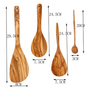 Juego de cubiertos de madera de acacia, mango, pino, madera roja y otras maderas disponibles con diseño personalizado por M.I.G. EXPORTACIONES. - Product Image 4