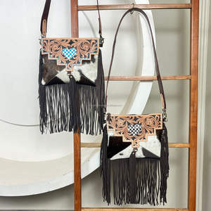 กระเป๋าถือผู้หญิงดีไซน์ลายตารางหนังวัวเป็นเครื่องมือสำหรับ2025สไตล์ใหม่ - Product Image 4