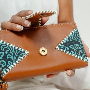 Pochette en cuir à fleurs rouges pour femmes, bracelet usiné à la main, sculpture, fermeture à glissière antivol en polyester, Offre Spéciale - Product Image 4