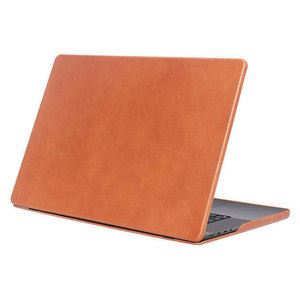 high quality Brown Leather Laptop Case with Magnetic Closure for <b>MacBook</b> and Other Laptops - Product Image 1