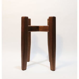 Support de plantes en bois fait main, style moderne, pour pot de fleurs haut, pour décoration intérieure, à prix abordable. - Product Image 4