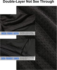 Pantalones Cortos Deportivos para Hombre, Negros, con Logotipo en la Parte Delantera, Cintura Media, con Cordón, Transpirables, de Secado Rápido, 100% Poliéster Tejido - Product Image 2