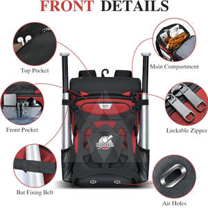 Bolsas de Béisbol de Color Sólido de Alta Calidad, Nuevo Estilo, Accesorios Deportivos - Product Image 3