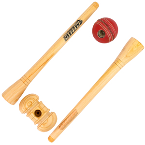 Martillo de madera de doble cara/Martillo para conos de béisbol/Martillo para pelotas duras 3 en 1 para el cuidado de bates de críquet de Naqqash Sports - Product Image 1