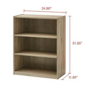 Libreria regolabile a 3 scaffali con costruzione durevole - Product Image 5