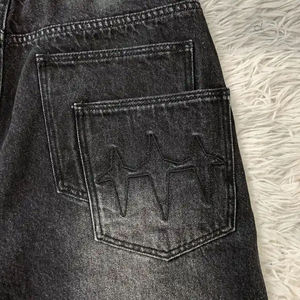 Pantalones Cortos de Mezclilla para Hombre, Estilo Urbano, Vintage, Casual, de Alta Calidad, Transpirables, Cómodos, Corte Recto, Detalles Desgastados - Product Image 6