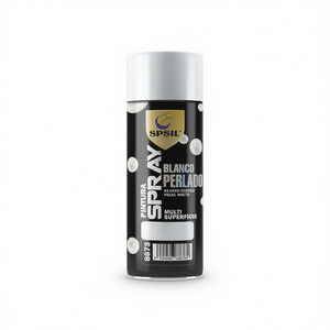 Artigianato Metallico Moderno Circolare Bianco Perla da 200ML dalla Spagna - Product Image 2