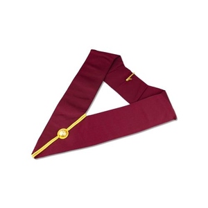 Collier d'officier de l'arche royale, insignes maçonniques de qualité supérieure, collier d'officier de chapitre cérémoniel brodé de fils d'or, écharpe - Product Image 2