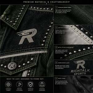 Factory Manufacture New Arrival Winter Long Sleeve <b>Men</b> <b>Jeans</b> <b>Jacket</b> 100% Cotton Customized Front Logo Wholesale 2026 - Product Image 6