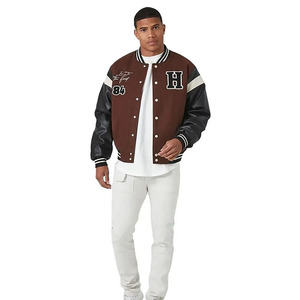Cheap Breathable Polyester/Cotton Winter Varsity <b>Jacket</b> for Sale Stylish Baseball Letterman <b>Jacket</b> Wholesale Supplier Private - Product Image 4