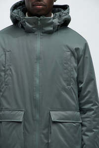 Casual Hooded <b>Waterproof</b> Insulated Parka Utility Windbreaker Custom Logo Lightweight <b>Cargo</b> <b>Pants</b> Outdoor Hiking Wear Tracksuit - Product Image 2