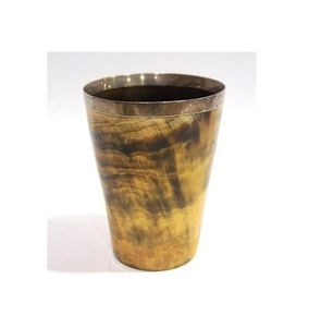 Unique Design Buffalo Horn Glass for handmade New Drinking Horn Beer Viking and Buffalo Horn Glass - Product Image 3