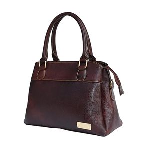 Women's Genuine <b>Leather</b> Hobo <b>Bag</b> Classic Style Two Shoulder Straps Zipper Closure <b>Soft</b> Polyester Lichee Texture Durable Daily - Product Image 3