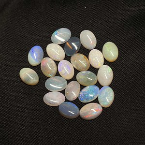 Ópalo Australiano Blanco Natural, Cabujón Ovalado, Piedra Preciosa Suelta de 5*7 MM, Certificado IGI, Alta Calidad, para Joyería, Pendientes, Fabricación de Colgantes - Product Image 3