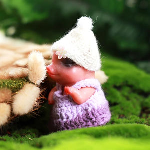 Babeside 100% tam silikon yumuşak tombul gerçekçi Piggy yeniden doğmuş bebek moda Model oyuncak çocuklar için - Product Image 2