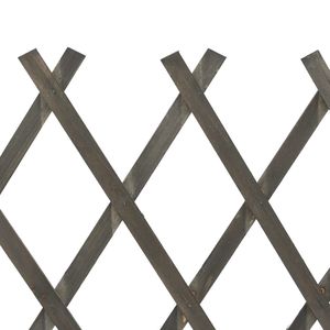 Recinzione da Giardino in Legno di Abete Massiccio 47.2"x35.4" Grigio Categoria Prodotto Recinzioni, Tralicci e Cancelli - Product Image 6