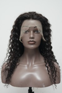 Perruque sans colle à ondulations profondes, prête à porter, en cheveux humains brésiliens bouclés pour femmes, perruque Lace Front pré-épilée - Product Image 4