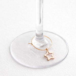 Breloques de cocktail personnalisées en métal, réutilisables et portables, avec logo décoratif mignon et pas cher pour verres à vin - Souvenirs, fêtes, accessoires de bar - Product Image 5