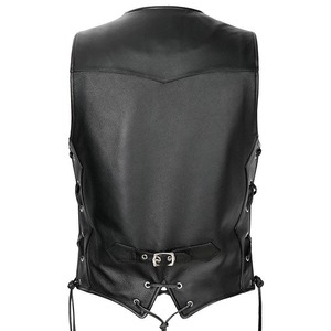 Chaleco de Cuero sin Mangas, Diseño Personalizado, Transpirable, Color Sólido, Ropa Casual de Invierno, Servicio OEM Disponible - Product Image 2