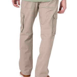 Pantalones Cargo de Lona Impermeables y Transpirables de Alta Calidad para Hombre, Servicio OEM Personalizado, 100% Algodón Ecológico de Peso Medio - Product Image 2