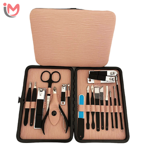 Kit de manucure et pédicure de luxe avec logo personnalisé, ensemble professionnel de soins des ongles en acier inoxydable, trousse de voyage, vente en gros OEM - Product Image 6