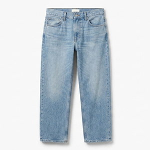 Vaqueros 100% algodón para hombre - Estilo sin esfuerzo, un par a la vez. Desgastados hasta la perfección: tus jeans ideales para cada temporada. - Product Image 1
