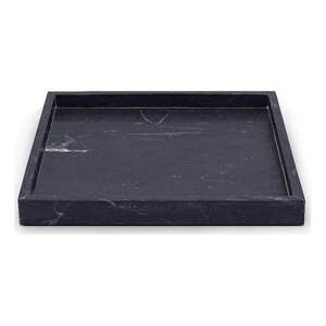 Plateau de service en marbre durable, poli, en pierre naturelle, portable, pour aliments et collations, plateau décoratif de table à prix avantageux - Product Image 6
