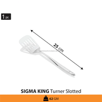 Spatule de cuisine durable en acier inoxydable 306 finition miroir avec poignée en silicone, compatible lave-vaisselle, pour cuisines domestiques, restaurants, hôtels, vente en gros