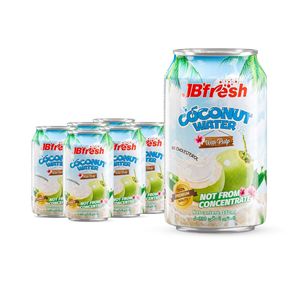 Eau de coco naturelle en conserve 330ml, boisson au jus de coco non concentré, Nawon Beverage, fabricant OEM/ODM au Vietnam - Product Image 2
