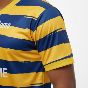 Maillots de football personnalisés pour adultes, ensembles complets, uniformes, maillots de football pour hommes, séchage rapide, 100% polyester, vêtements de football - Product Image 3