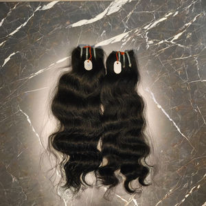 Homage-extensiones de cabello natural indio, pelo natural, ondulado, suelto, color natural, no químico, flexible - Product Image 1