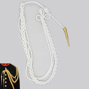 Aiguillette en cordon métallique tressé doré - Product Image 5
